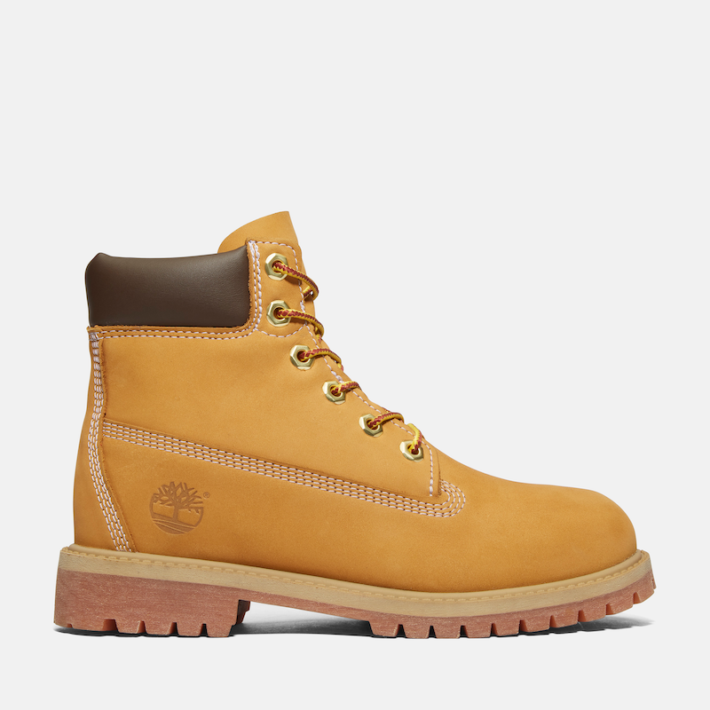 Timberland Premium 6-Inch Boot for Junior In Wheat – Timberland