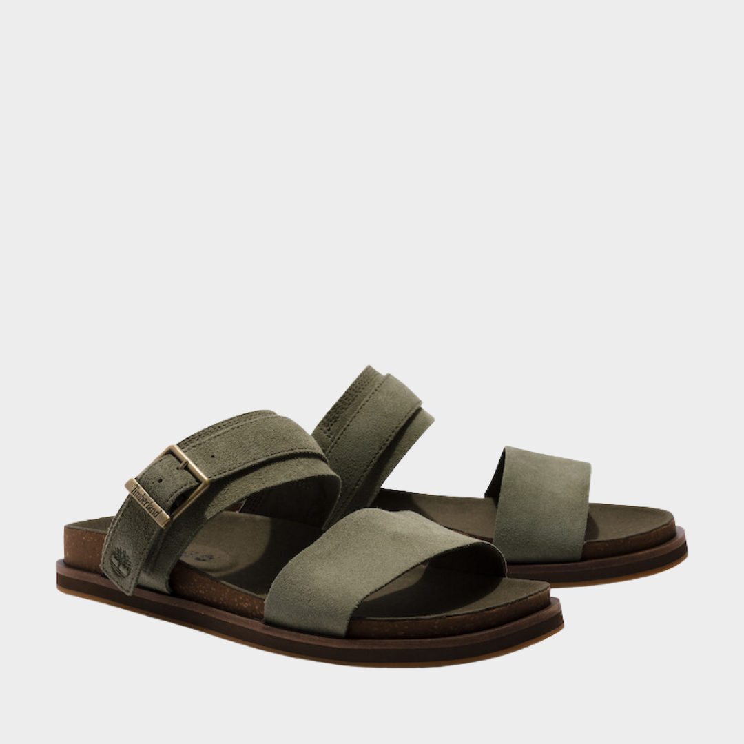 Timberland Amalfi Vibes 2-Band Sandal For Men In Lichen Green