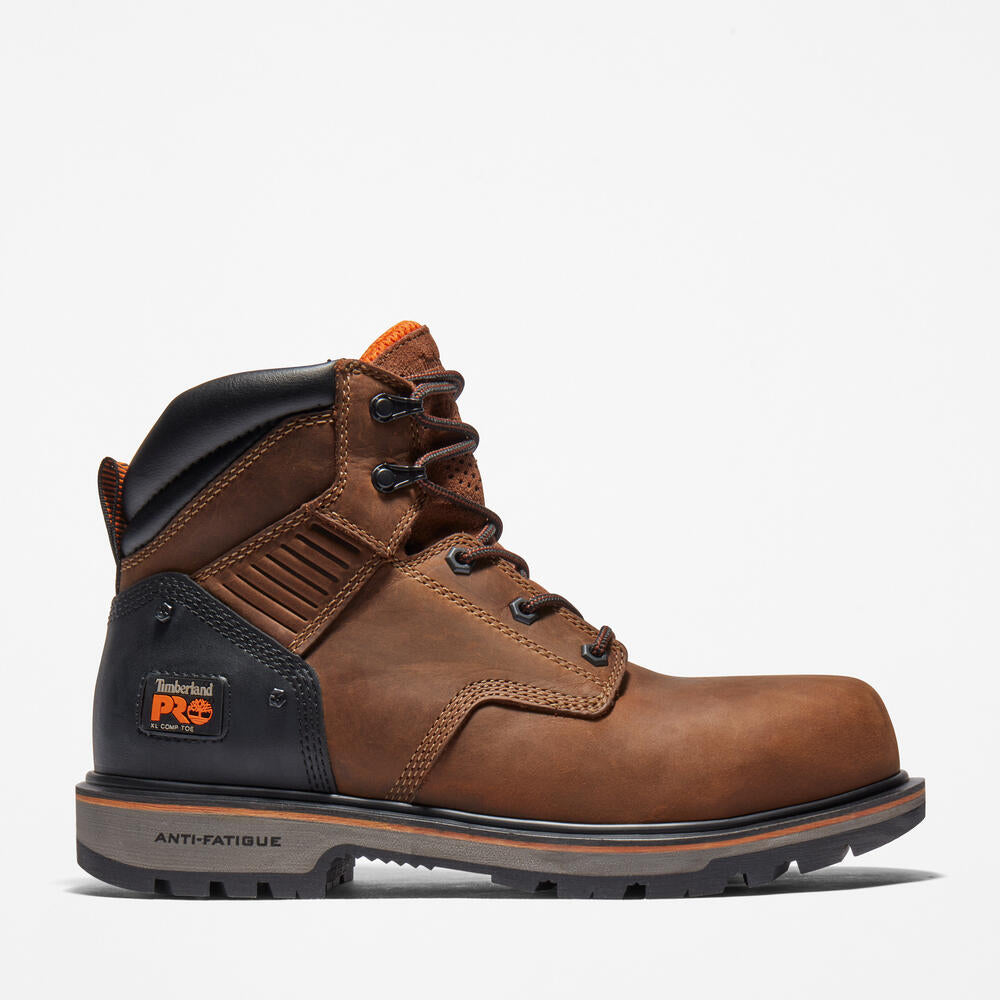 Timberland Pro Ballast 6-Inch Comp-Toe Work Boot for Men In Brown