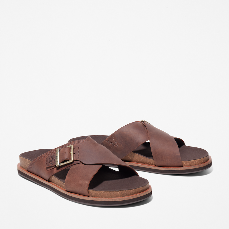 Timberland Amalfi Vibes Slide Sandal For Men In Brown