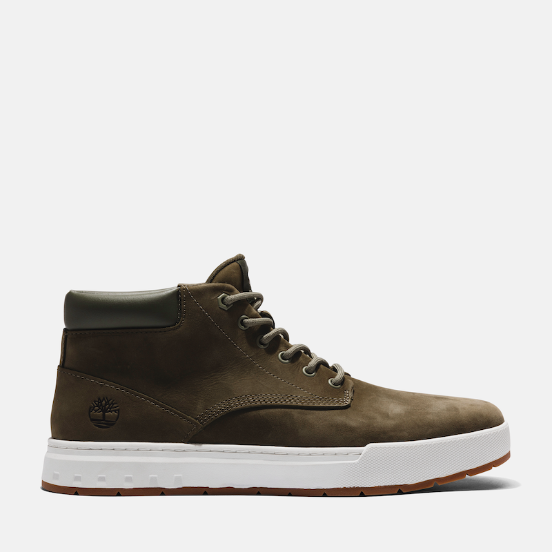 Timberland Maple Grove Leather Chukka For Men In Lichen Green