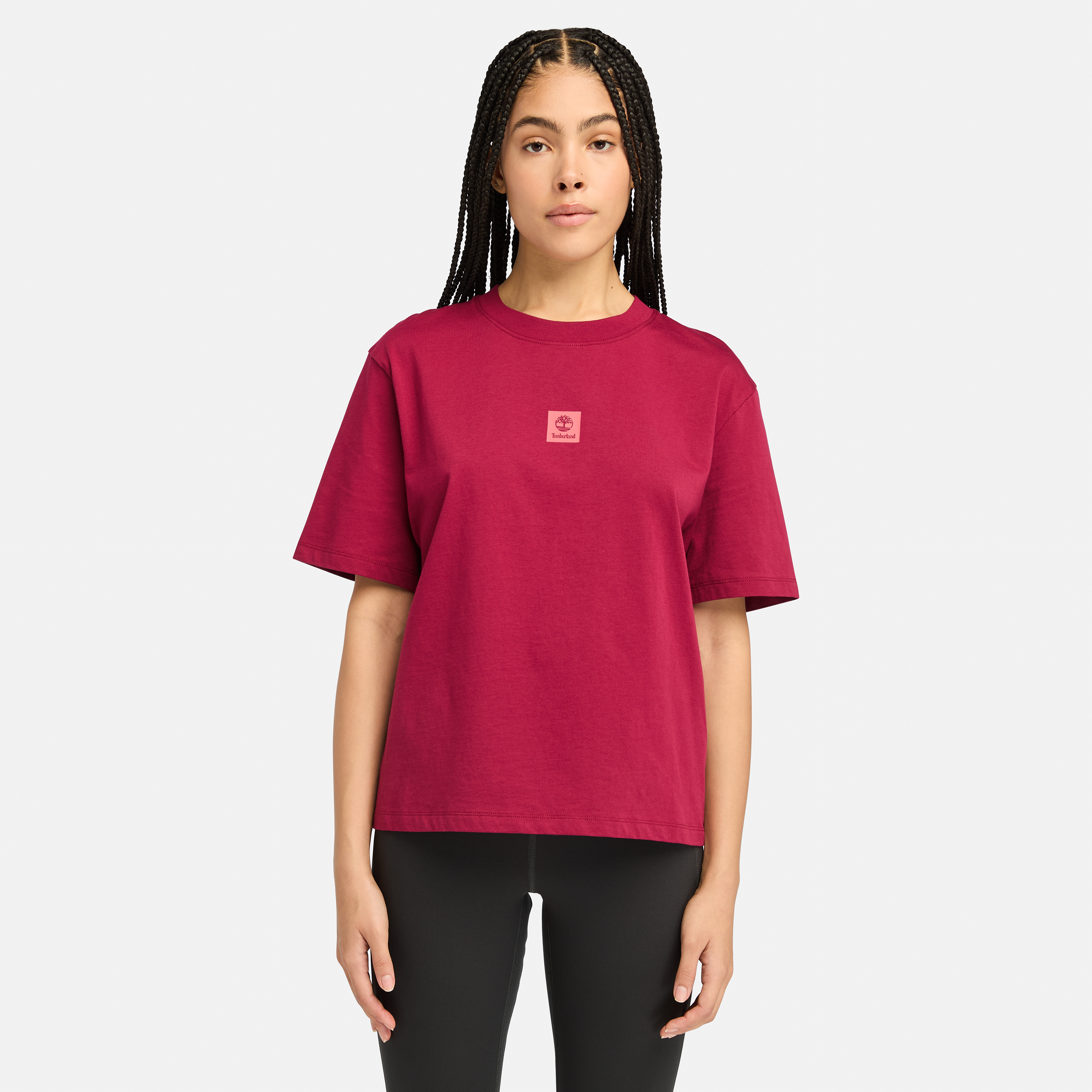 WOMEN SM LOGO POINT SHORT T-SHIRT タグ付き Stack Logo Short Sleeve T-Shirt for Women – Timberland South Africa