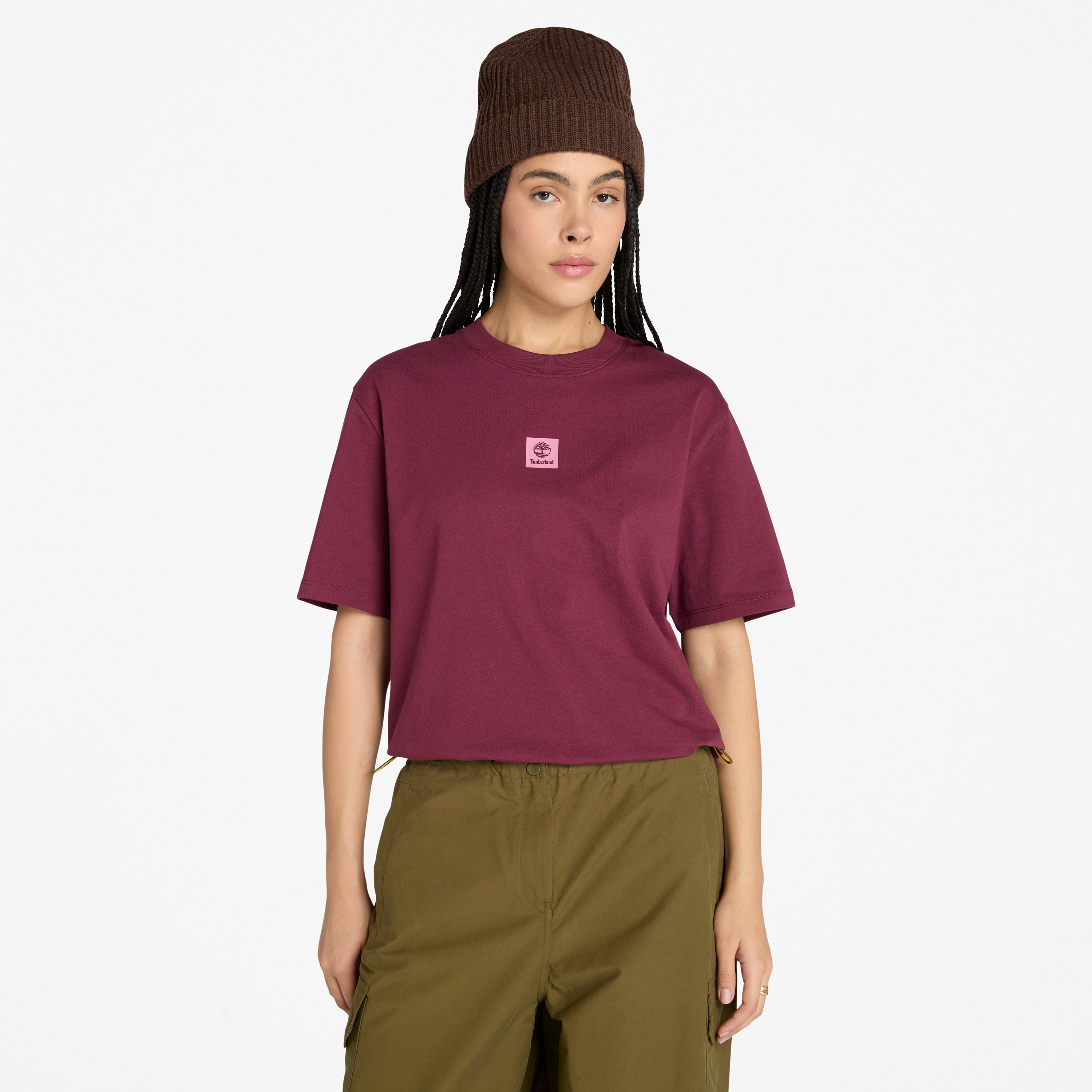 Stack Logo Short-Sleeve T-Shirt For Women – Timberland South Africa