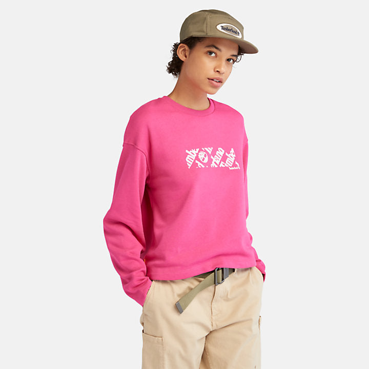 Cropped Logo Relaxed Fit Sweatshirt For Women – Timberland South