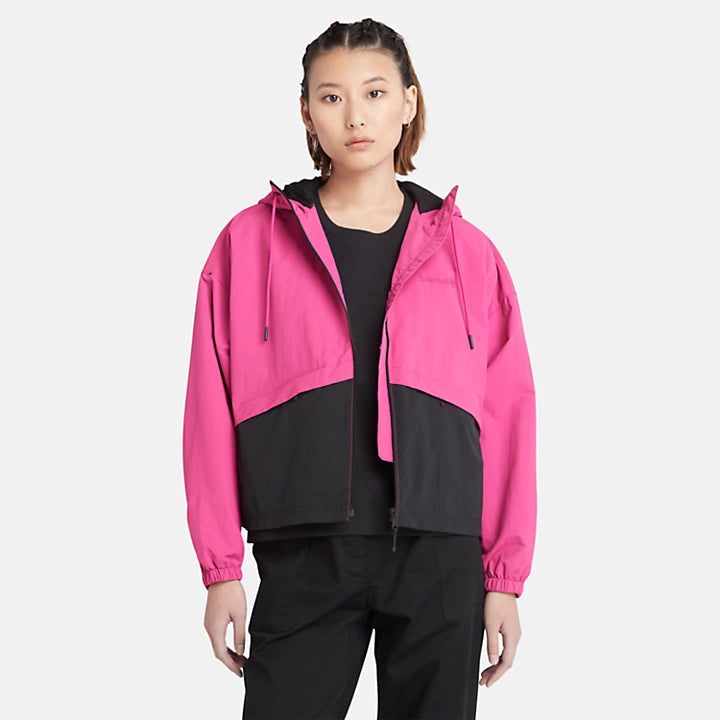 Multi-Pocket Windbreaker Jacket For Women In Pink – Timberland