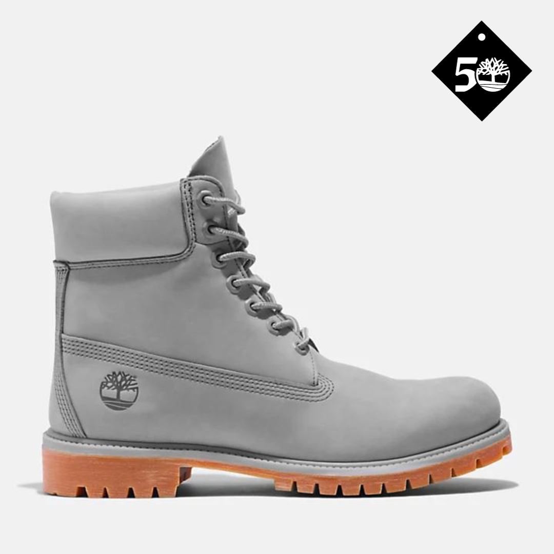 Timberland 50TH Edition Premium 6-Inch Waterproof Boot For Men In Grey