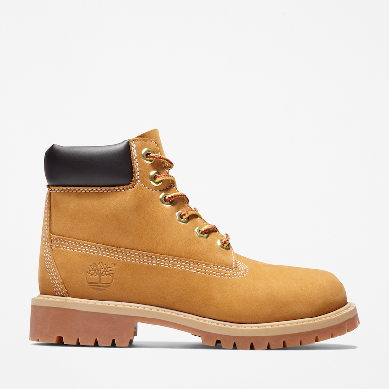 Timberland Premium 6-Inch Boot For Youth In Wheat – Timberland