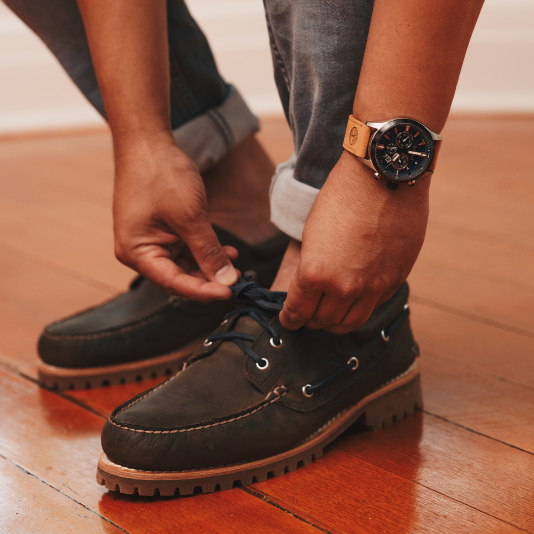 The art of hand-sewn boat shoes