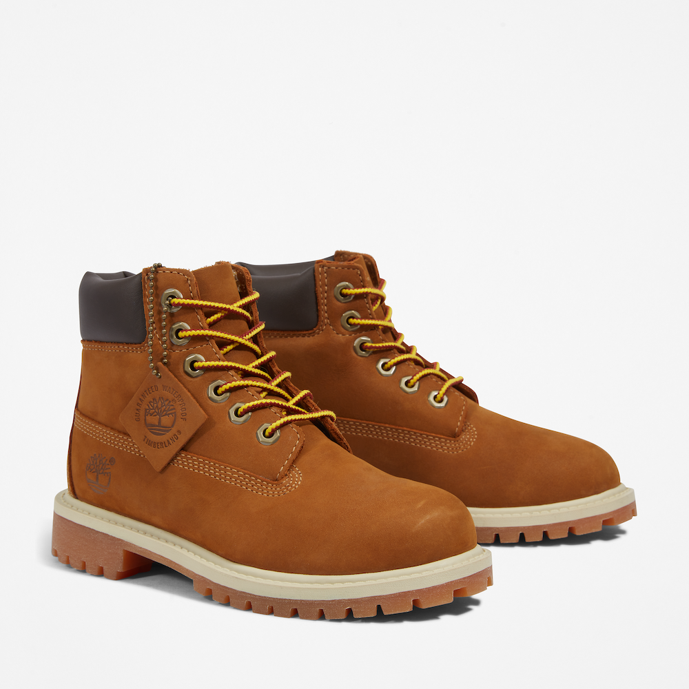 Premium 6-Inch Waterproof Boot For Youth In Brown – Timberland