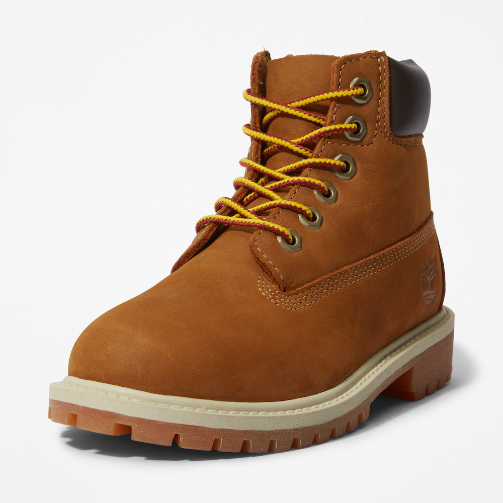 TIMBERLAND PREMIUM 6-INCH WATERPROOF BOOT FOR YOUTH IN BROWN