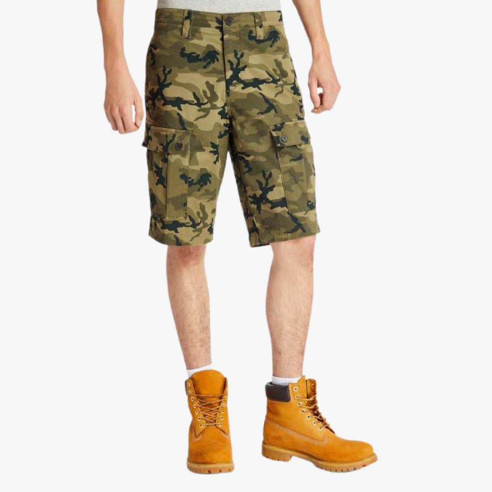 TIMBERLAND TARLETON LAKE 1973 CARGO SHORTS FOR MEN IN CAMO