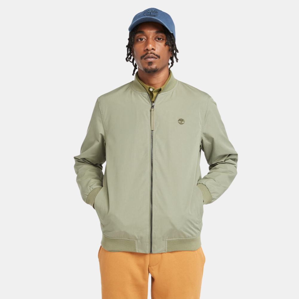 TIMBERLAND BOMBER JACKET FOR MEN IN MUTED KHAKI