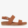 TIMBERLAND MALIBU WAVES 2-BAND SANDAL FOR WOMEN IN BROWN