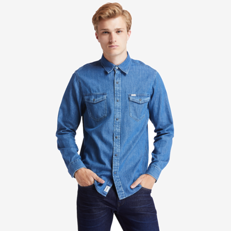 Timberland denim outlet shirt
