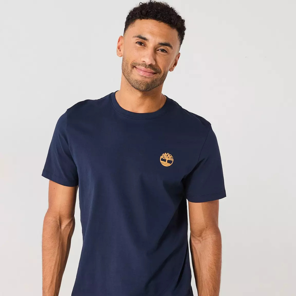 Kennebec River Back Camo Tree Logo Short Sleeve T-Shirt For Men