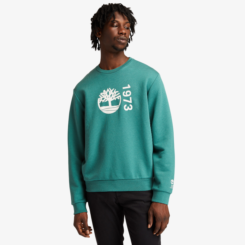 Re-Comfort 1973 Graphic Sweatshirt for Men in Green