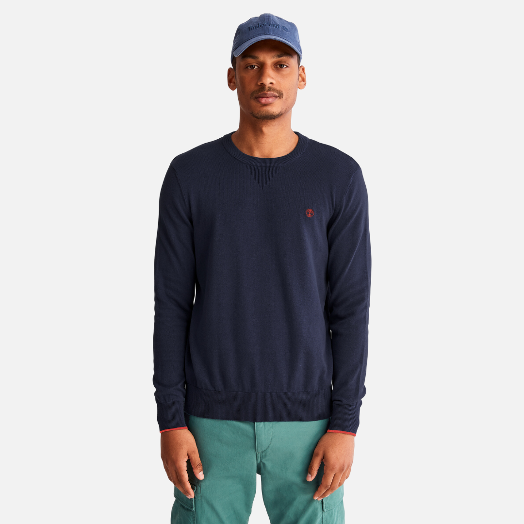 TIMBERLAND WILLIAMS RIVER CREWNECK JUMPER FOR MEN IN NAVY