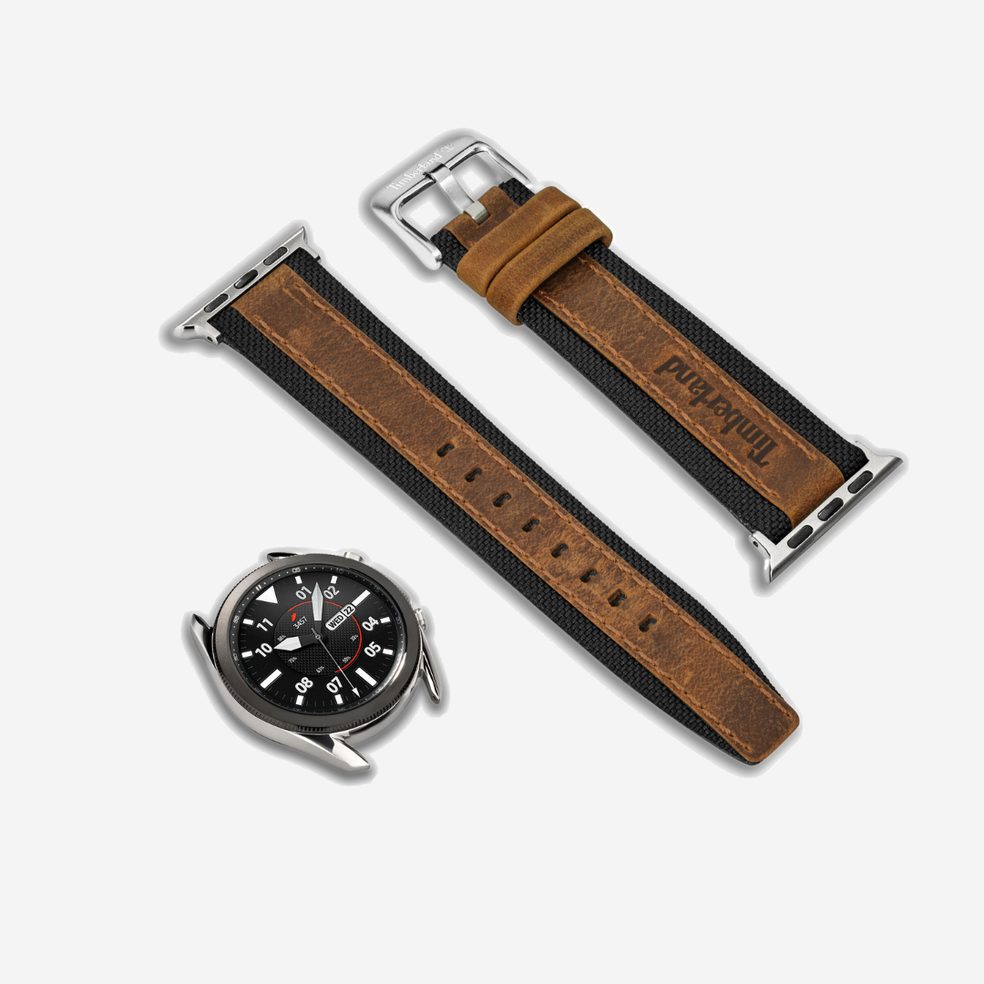 Upgrade your watch or smartwatch with a sustainable strap - introducing the new Timberland Arnett interchangeable strap