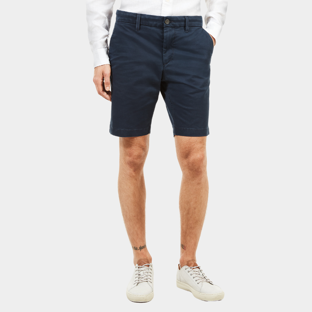 TIMBERLAND SQUAM LAKE STRETCH CHINO SHORTS FOR MEN IN NAVY