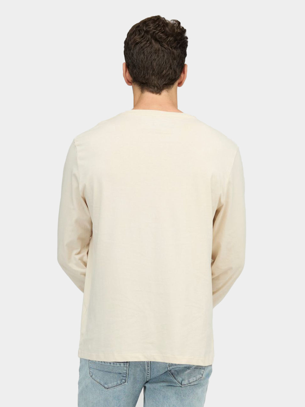 'Illustrated Wood'' Long Sleeve T-Shirt For Men
