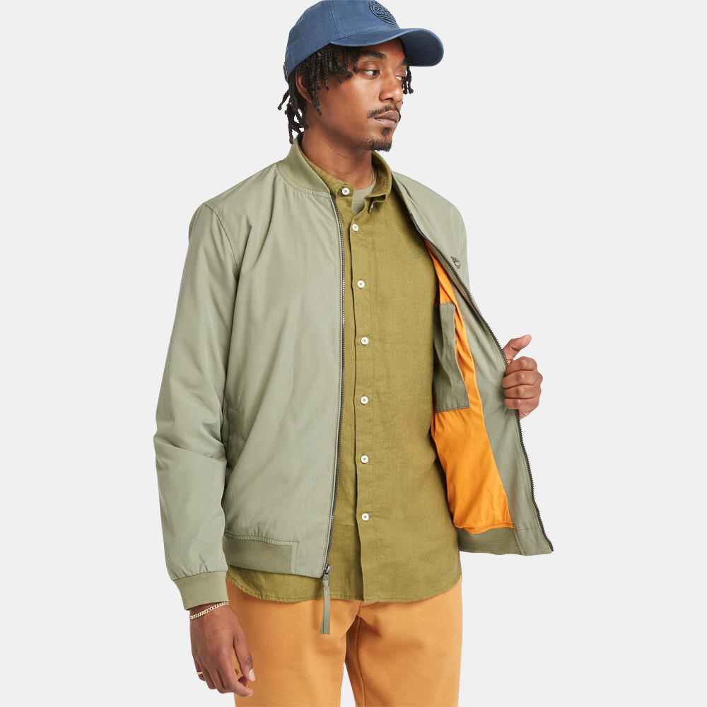 TIMBERLAND BOMBER JACKET FOR MEN IN MUTED KHAKI