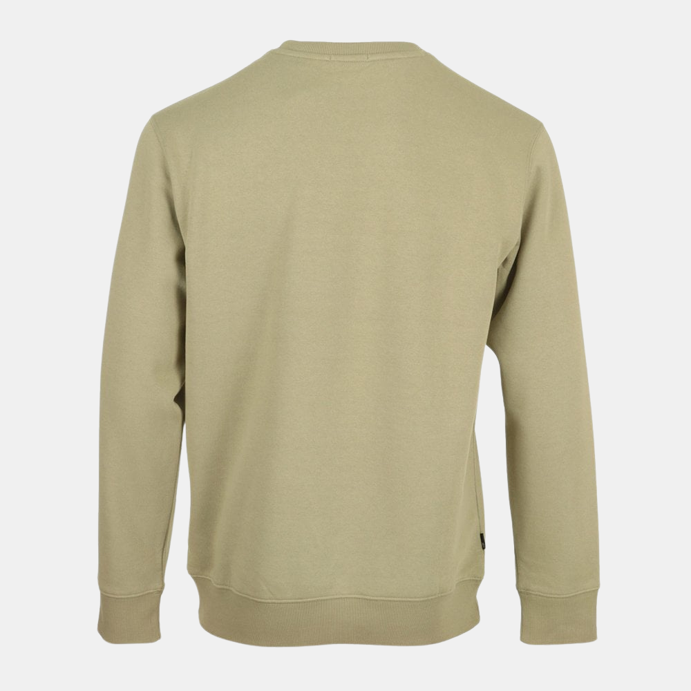 TIMBERLAND KENNEBEC RIVER LINEAR LOGO CREW NECK SWEATSHIRT FOR MEN IN GREEN
