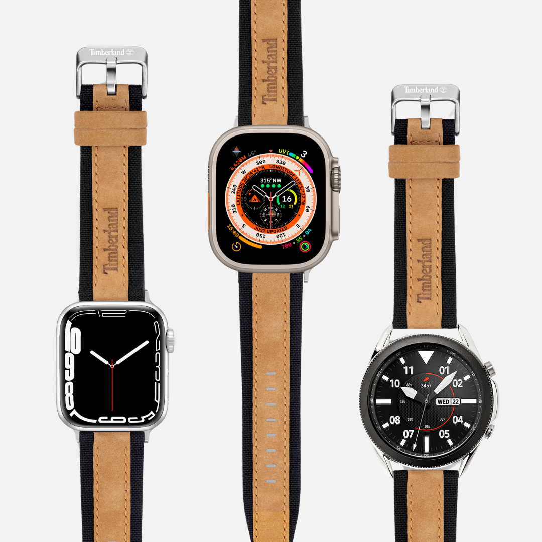 Timberland Arnett interchangeable watch strap.