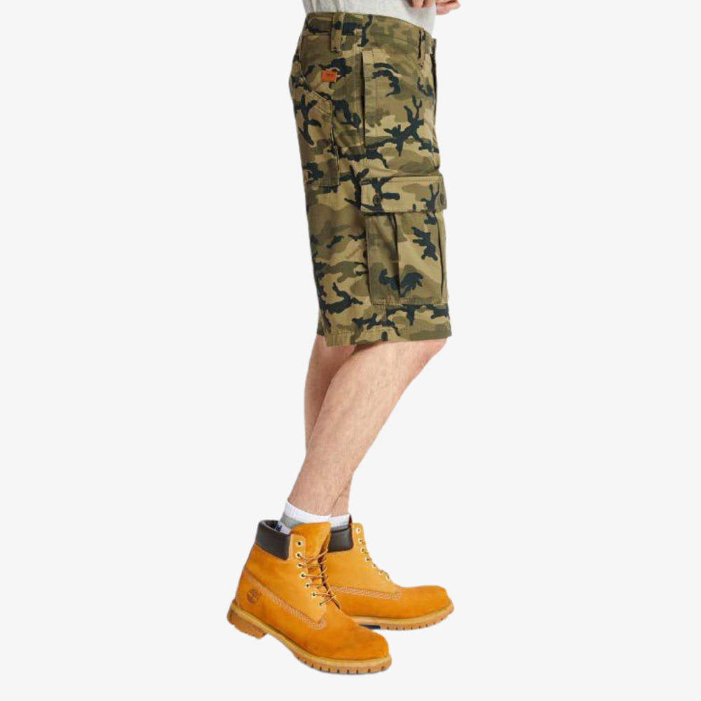 TIMBERLAND TARLETON LAKE 1973 CARGO SHORTS FOR MEN IN CAMO