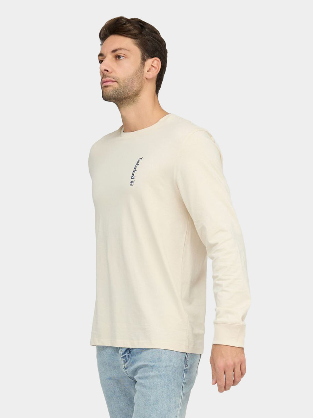'Illustrated Wood'' Long Sleeve T-Shirt For Men