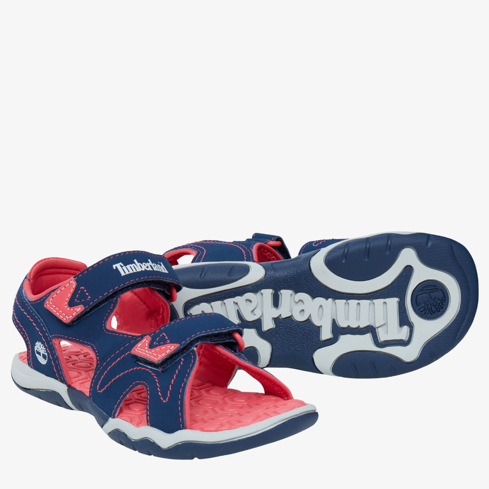 TIMBERLAND ADVENTURE SEEKER 2-STRAP SANDAL FOR YOUTH IN NAVY