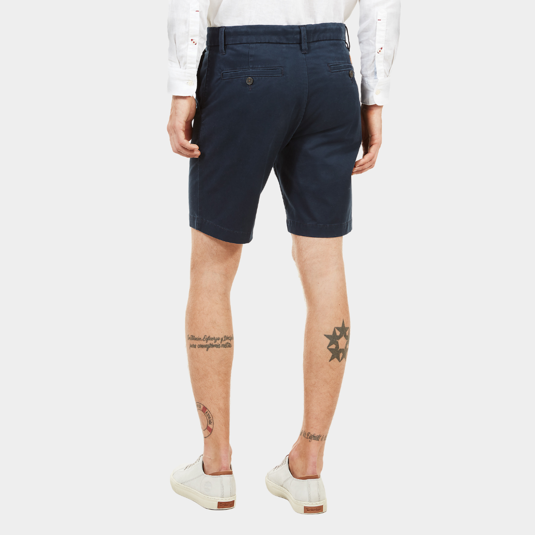 TIMBERLAND SQUAM LAKE STRETCH CHINO SHORTS FOR MEN IN NAVY