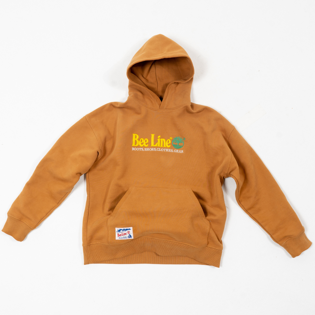 BEELINE LOGO HOODIE FOR MEN IN WHEAT