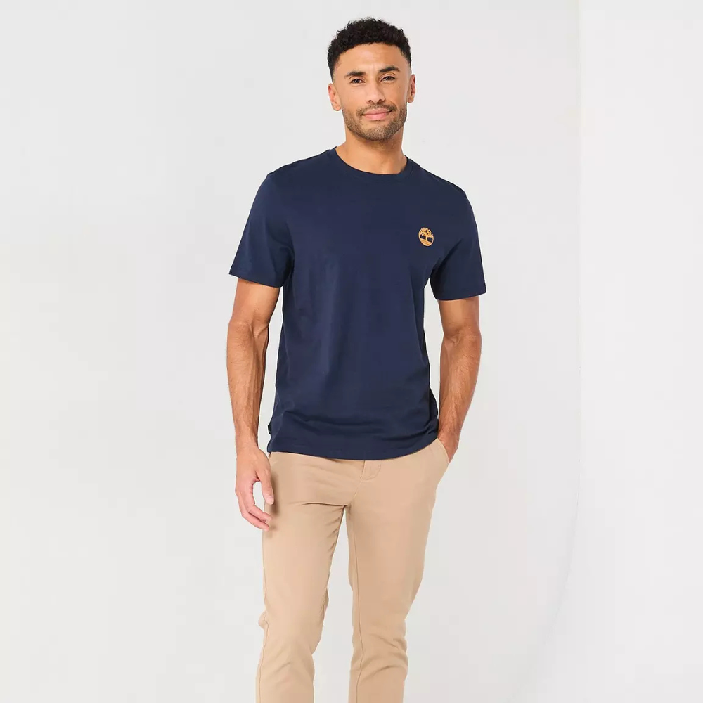 Kennebec River Back Camo Tree Logo Short Sleeve T-Shirt For Men