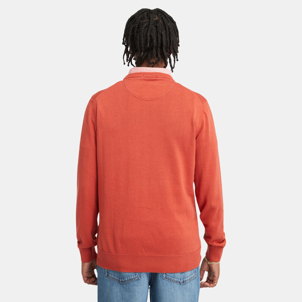 TIMBERLAND WILLIAMS RIVER CREWNECK SWEATER FOR MEN IN RED