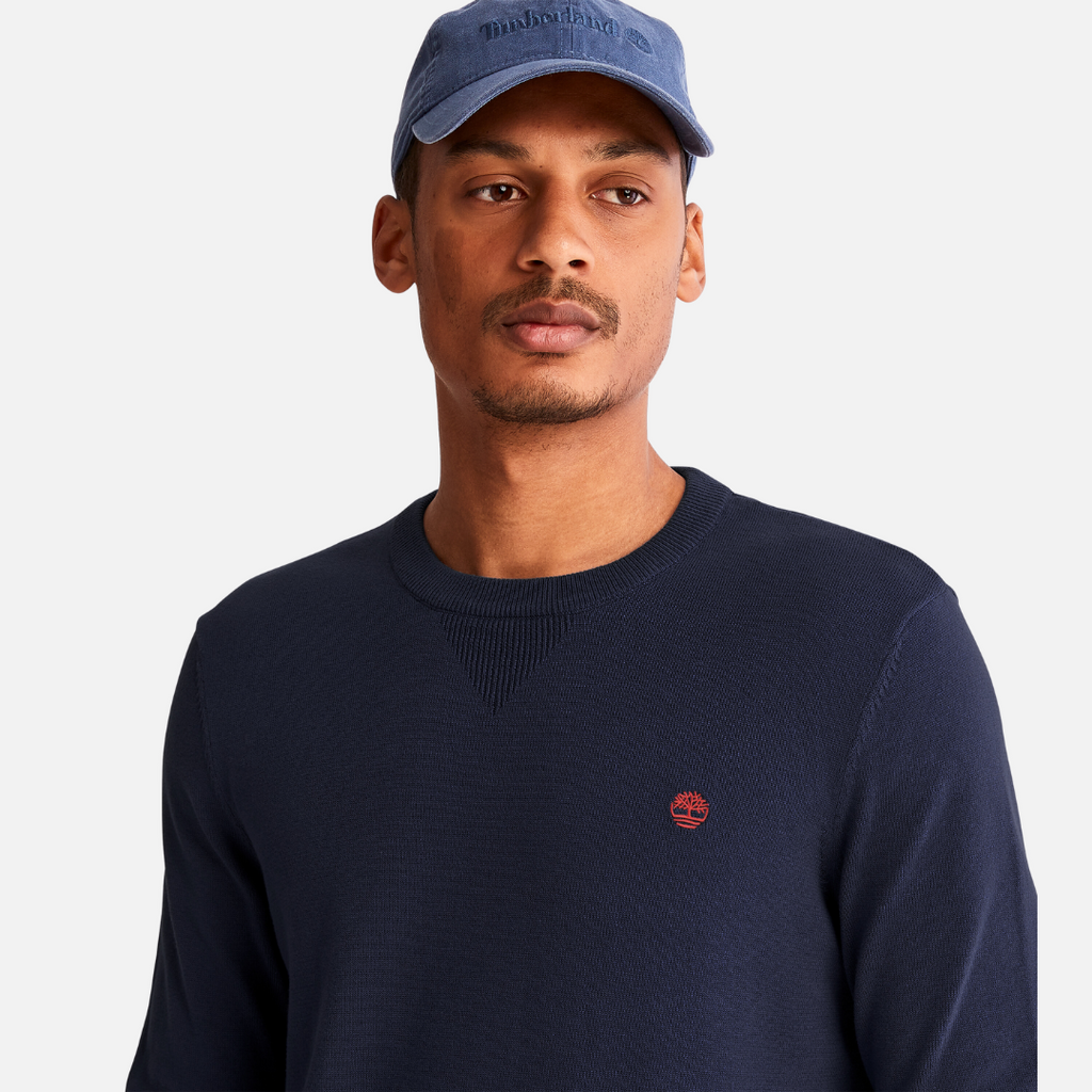 TIMBERLAND WILLIAMS RIVER CREWNECK JUMPER FOR MEN IN NAVY