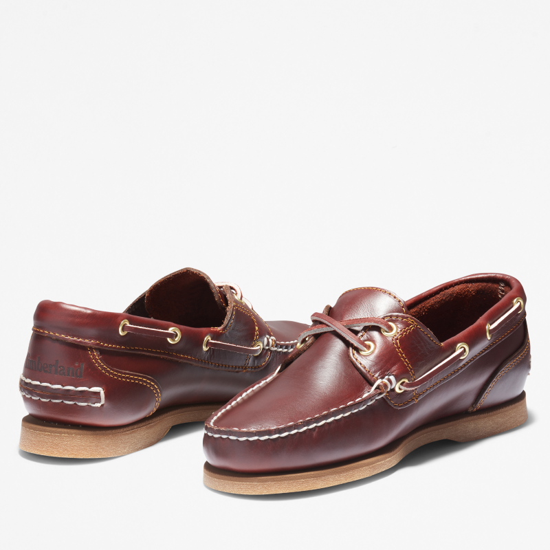 TIMBERLAND CLASSIC AMHERST BOAT SHOES FOR WOMEN IN BURGUNDY