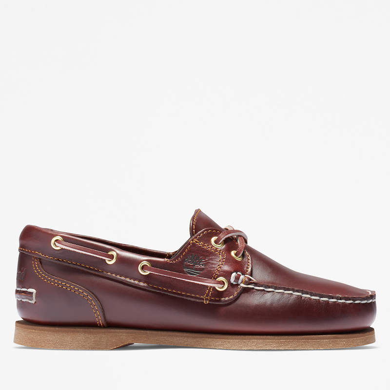 TIMBERLAND CLASSIC AMHERST BOAT SHOES FOR WOMEN IN BURGUNDY
