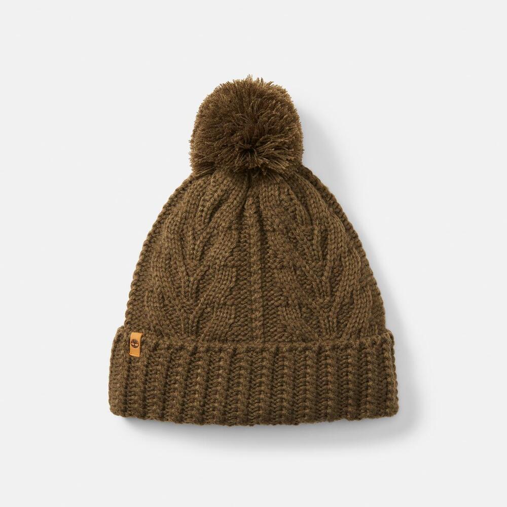 Cable Premium Pom Beanie