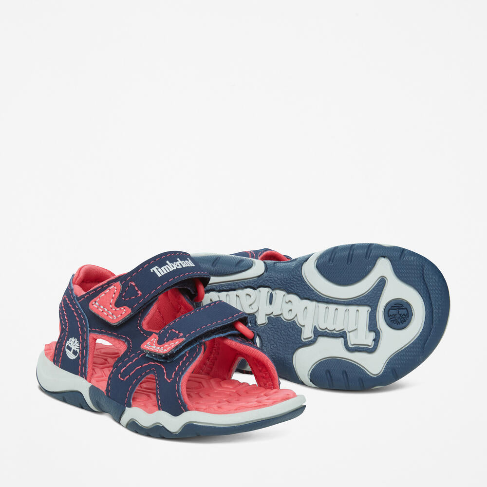 Timberland Adventure Seeker Two-Strap Sandal for Toddler. Comfortable and durable sandals for toddlers with two adjustable straps.  Perfect for outdoor adventures.