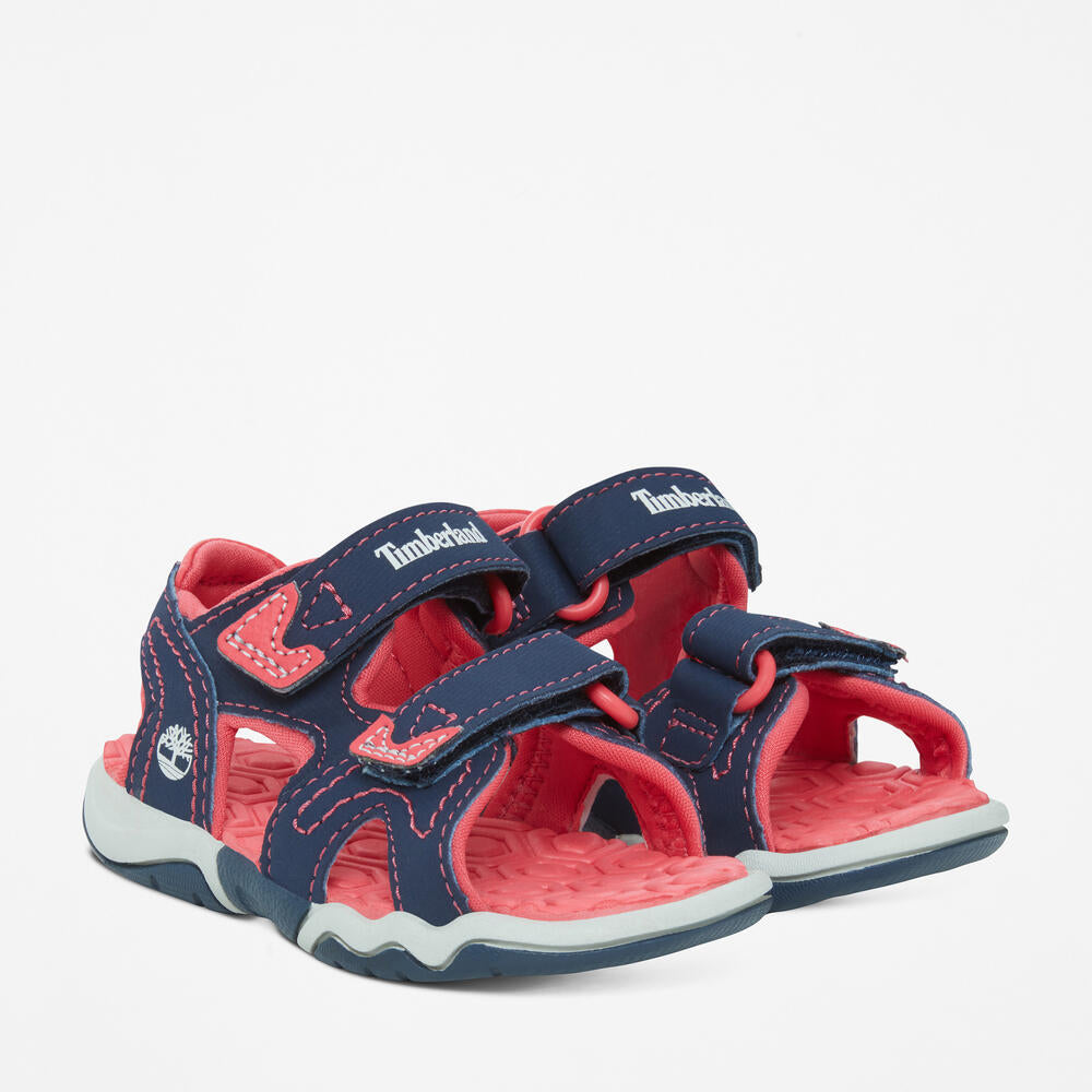 Timberland Adventure Seeker Two-Strap Sandal for Toddler. Comfortable and durable sandals for toddlers with two adjustable straps.  Perfect for outdoor adventures.