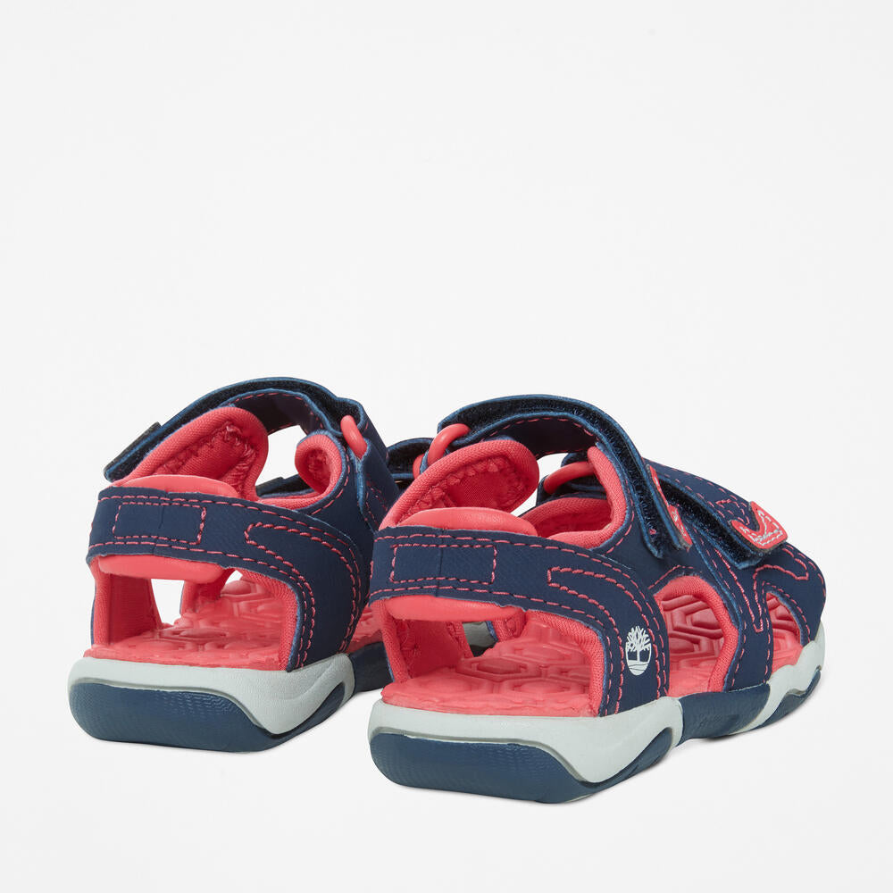 Timberland® Adventure Seeker Two-Strap Sandal for Toddler. Comfortable and durable sandals for toddlers with two adjustable straps.  Perfect for outdoor adventures.