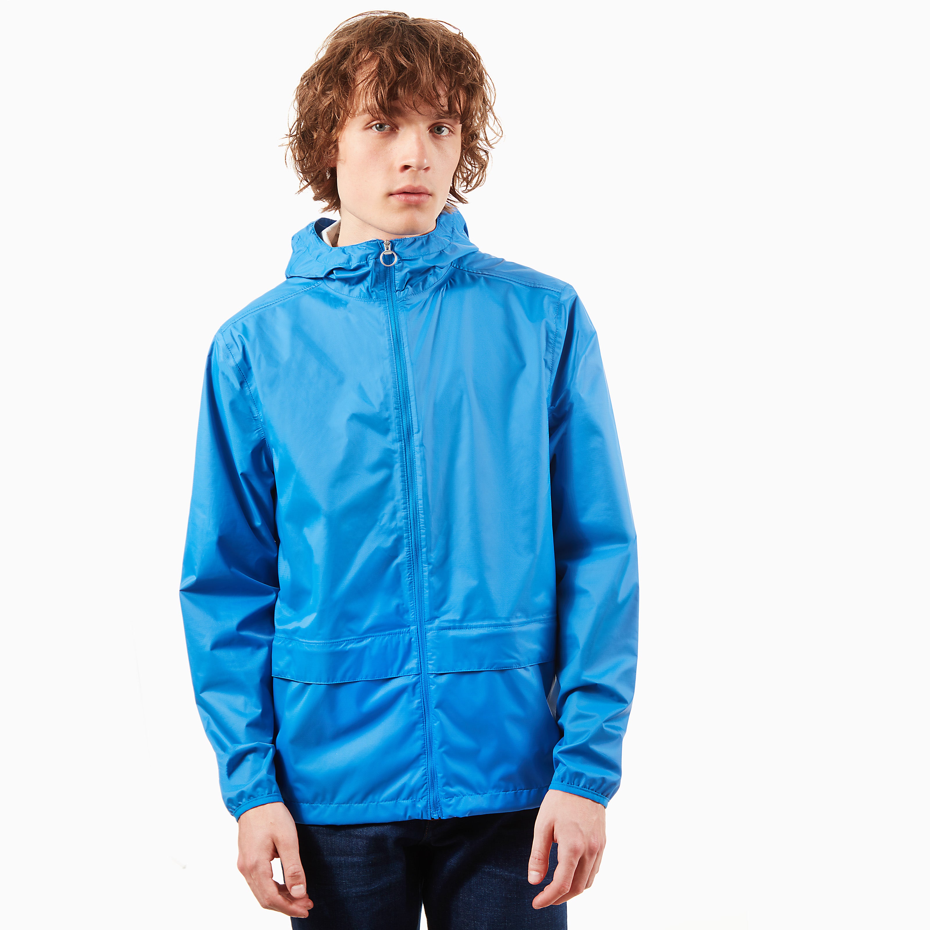 TIMBERLAND WATERPROOF WINDBREAKER FOR MEN IN BRIGHT BLUE