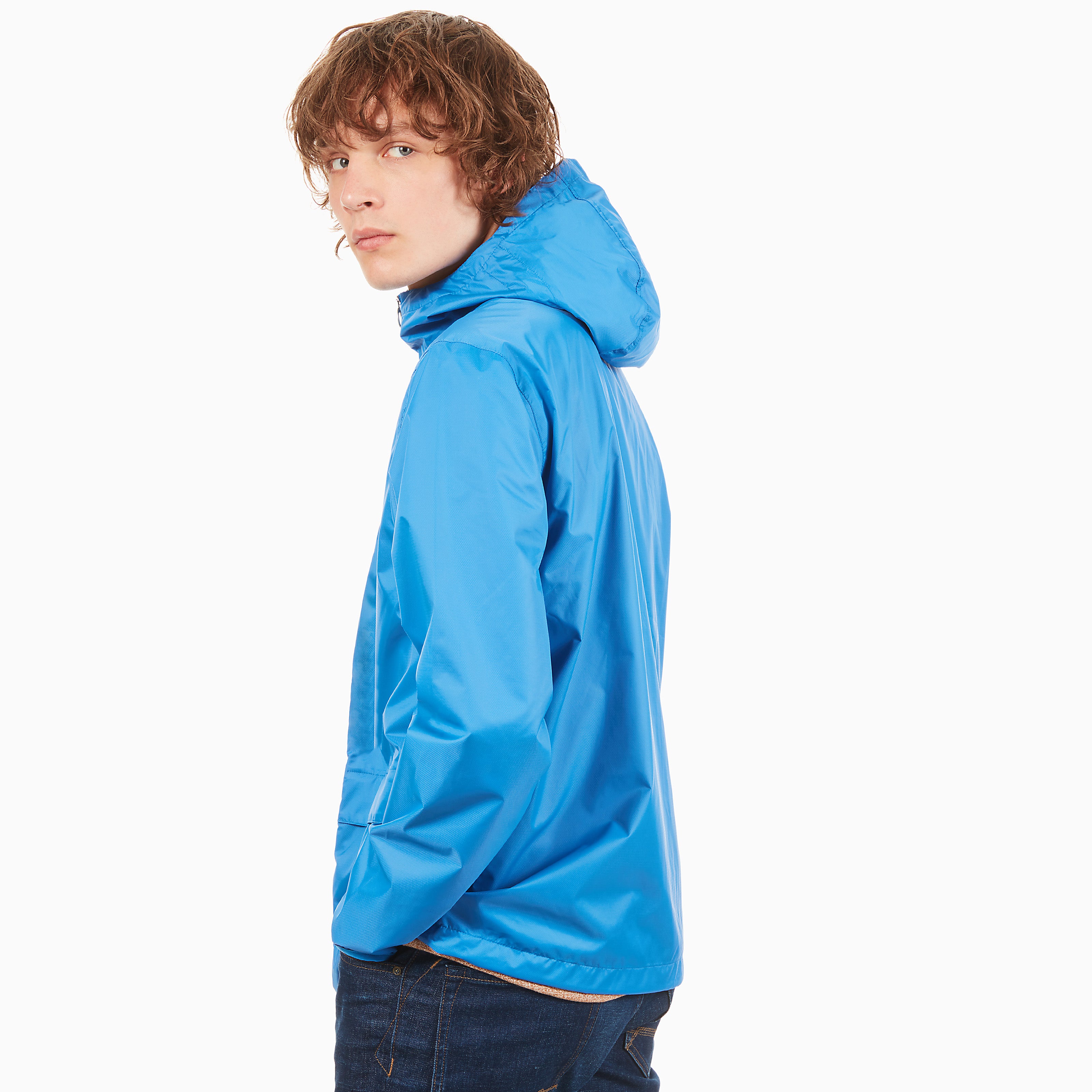 TIMBERLAND WATERPROOF WINDBREAKER FOR MEN IN BRIGHT BLUE