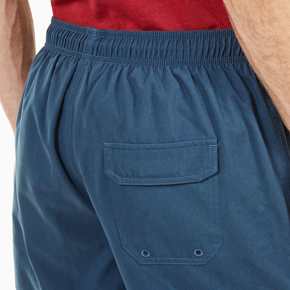 TIMBERLAND SUNAPEE LAKE SOLID SWIM SHORT FOR MEN IN DARK BLUE