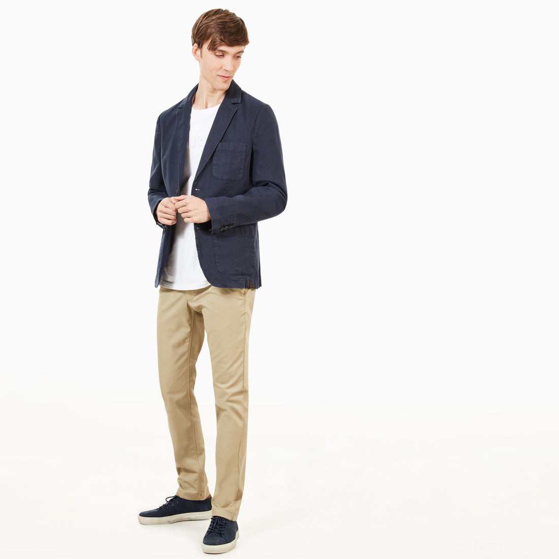 TIMBERLAND MOUNT ADAMS COTTON BLAZER FOR MEN IN NAVY