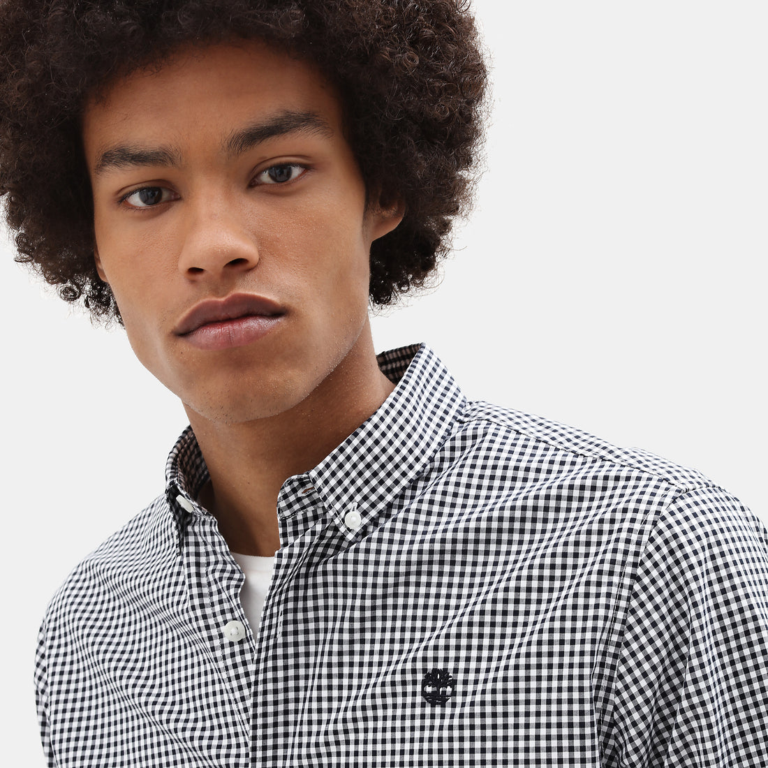 TIMBERLAND SUNCOOK RIVER POPLIN SHIRT FOR MEN IN BLACK