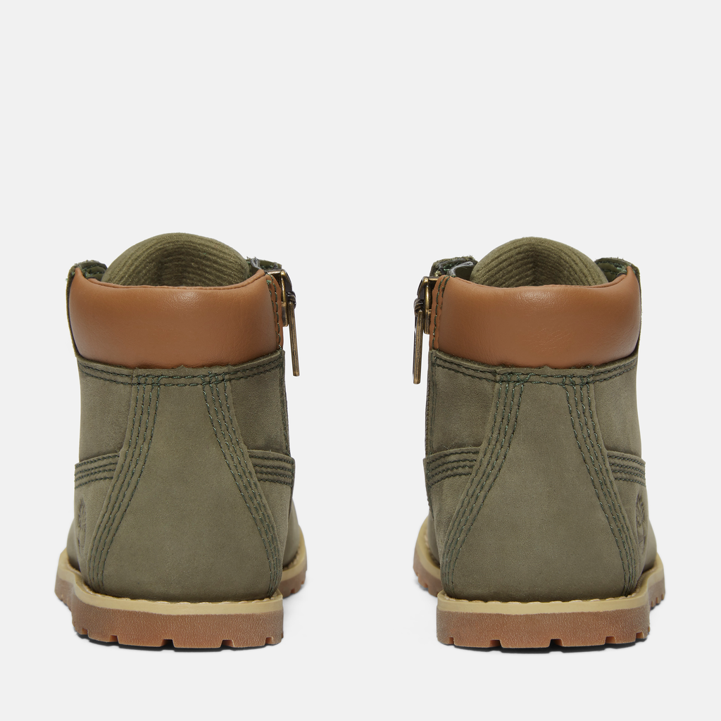 Pokey Pine Mid Lace Up With Zip Boot For Toddler