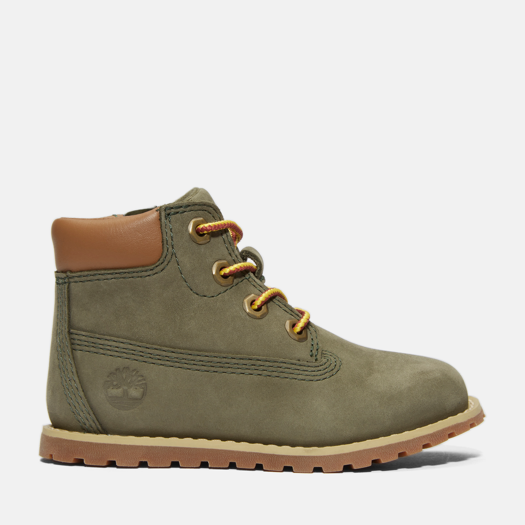 Pokey Pine Mid Lace Up With Zip Boot For Toddler
