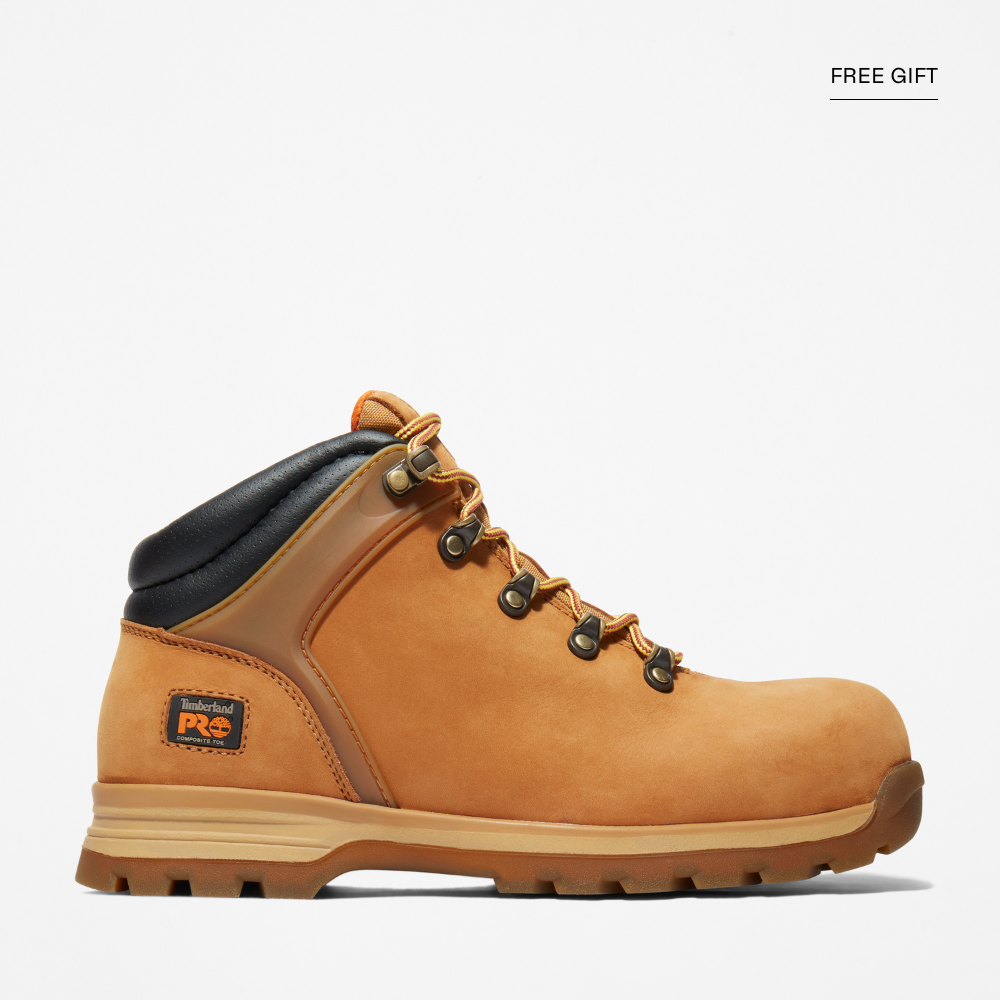 Timberland PRO Splitrock XT Comp Toe Work Boot for Men in Wheat