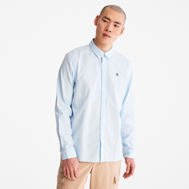 Timberland Verde Cotton Men Shirt